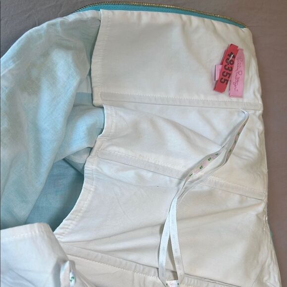 Lilly Pulitzer Strapless Maybell Dress Shorely Blue Sz 6 - Picture 7 of 8